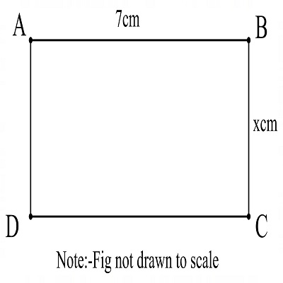 Figure with missing side and given perimeter